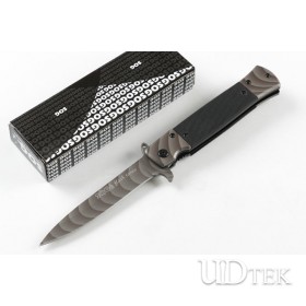 SOG.KS931A fast opening folding knife Feathers pattern hunting knife UD405190 